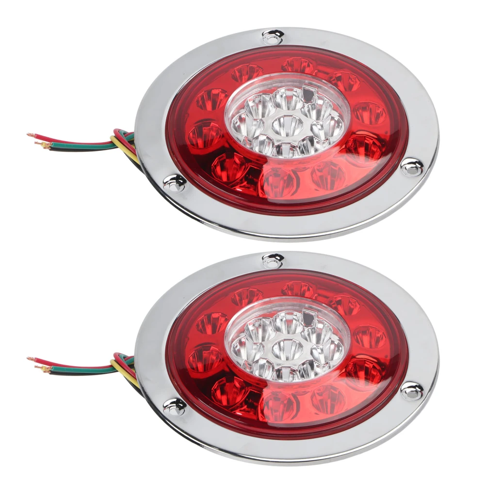 1 Pair 12V/24V 19LED Side Lights Tail Light Lamp for Car Trailer Truck Caravan