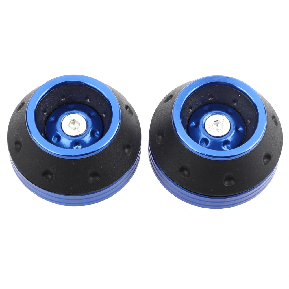 CNC Aluminum Front Fork Wheel Frame Sliders Motorbike Falling Protection Scooter Moped Blue