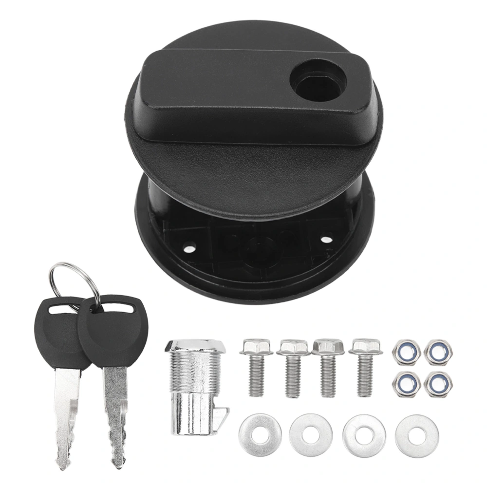 Fuel Tank Bracket Lock Black Auxiliary Gas Container Gasoline Can Mount Holder Lock for 6L Motorcycle Off Road Vehicle