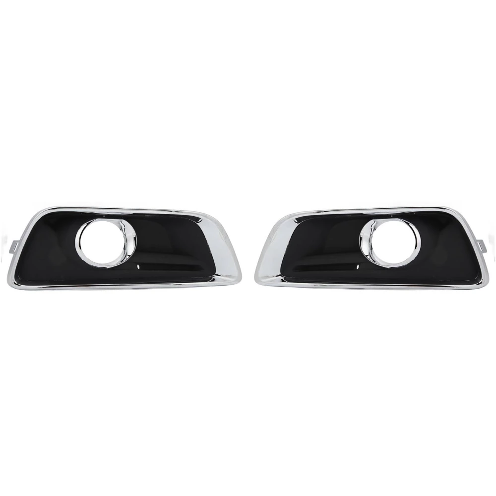 1pair Fog Light Cover Grille Bezel Left Right Fog Light Frame Replacement for Chevy Malibu 2012 to 2015