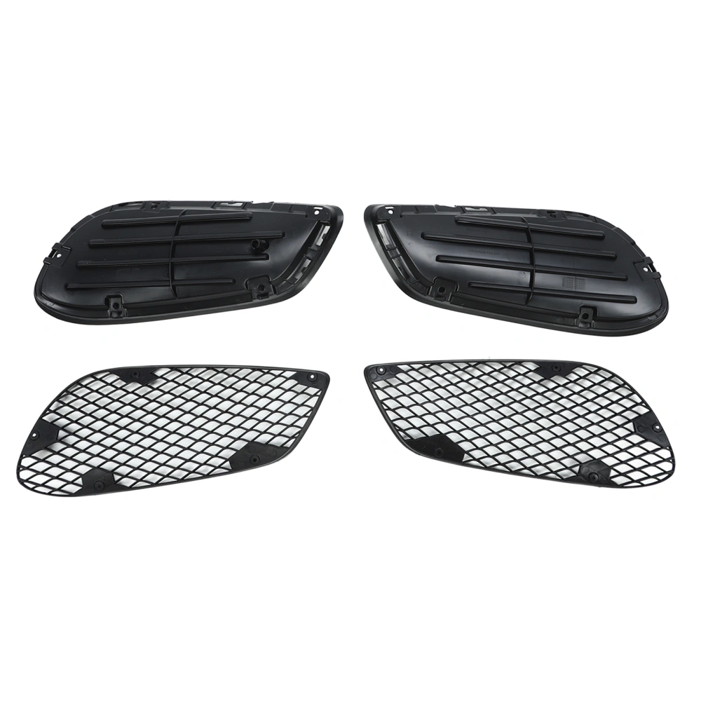 4Pcs Fog Light Plinth Cover 2128852723 Left and Right Fog Light Frame For Benz E‑Class W212 AMG Line 2013 to 2015