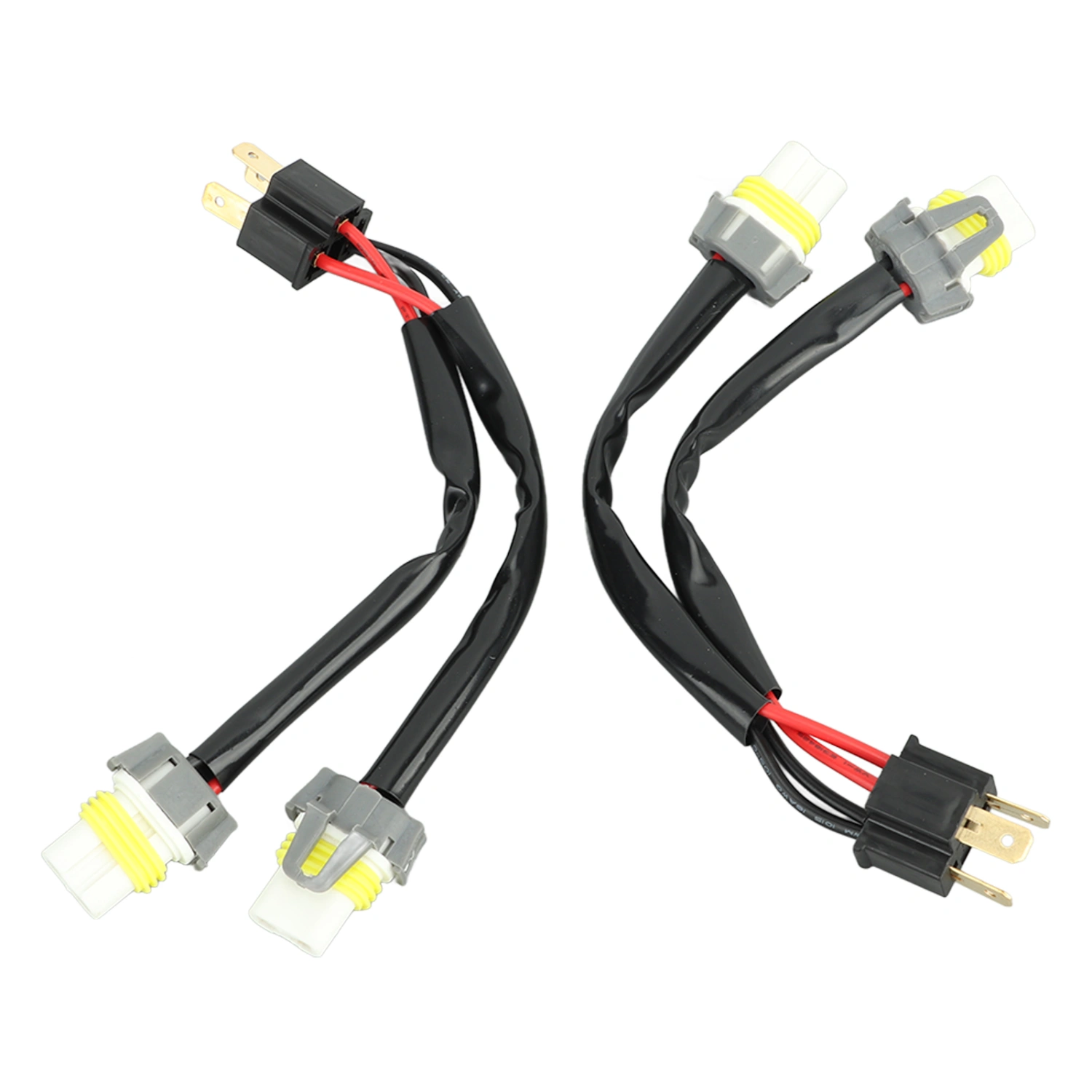 Headlight Splitter Wire Male H4 9003 to 9005 9006 Female Conversion Wire Harness for Truck Pickup LED Wire Cable Plug