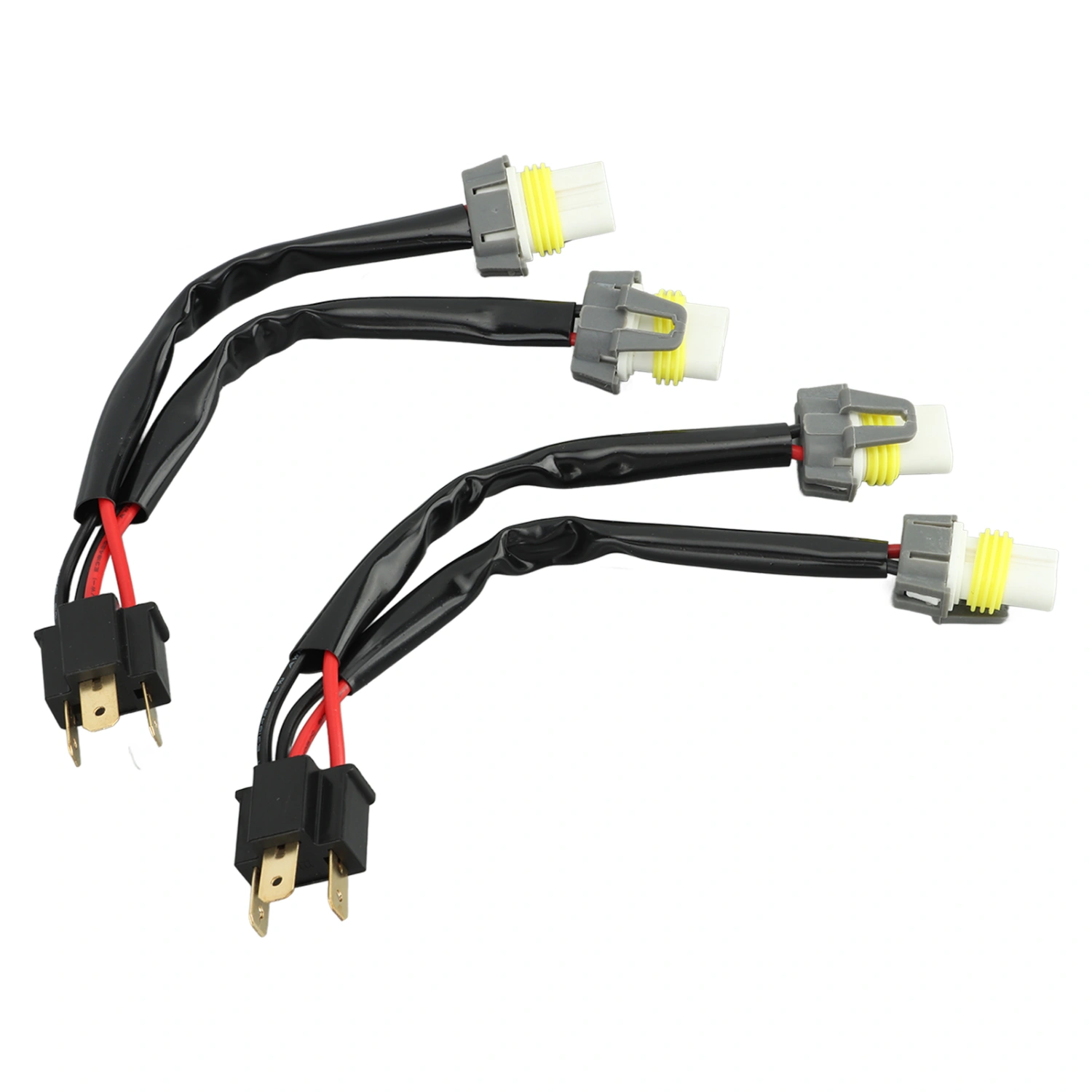 Headlight Splitter Wire Male H4 9003 to 9005 9006 Female Conversion Wire Harness for Truck Pickup LED Wire Cable Plug