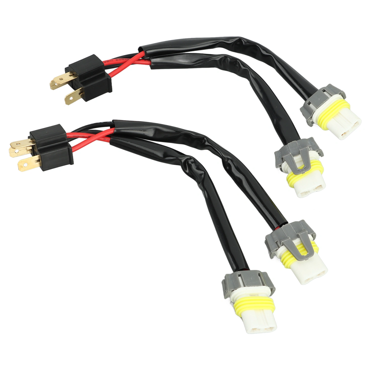 Headlight Splitter Wire Male H4 9003 to 9005 9006 Female Conversion Wire Harness for Truck Pickup LED Wire Cable Plug