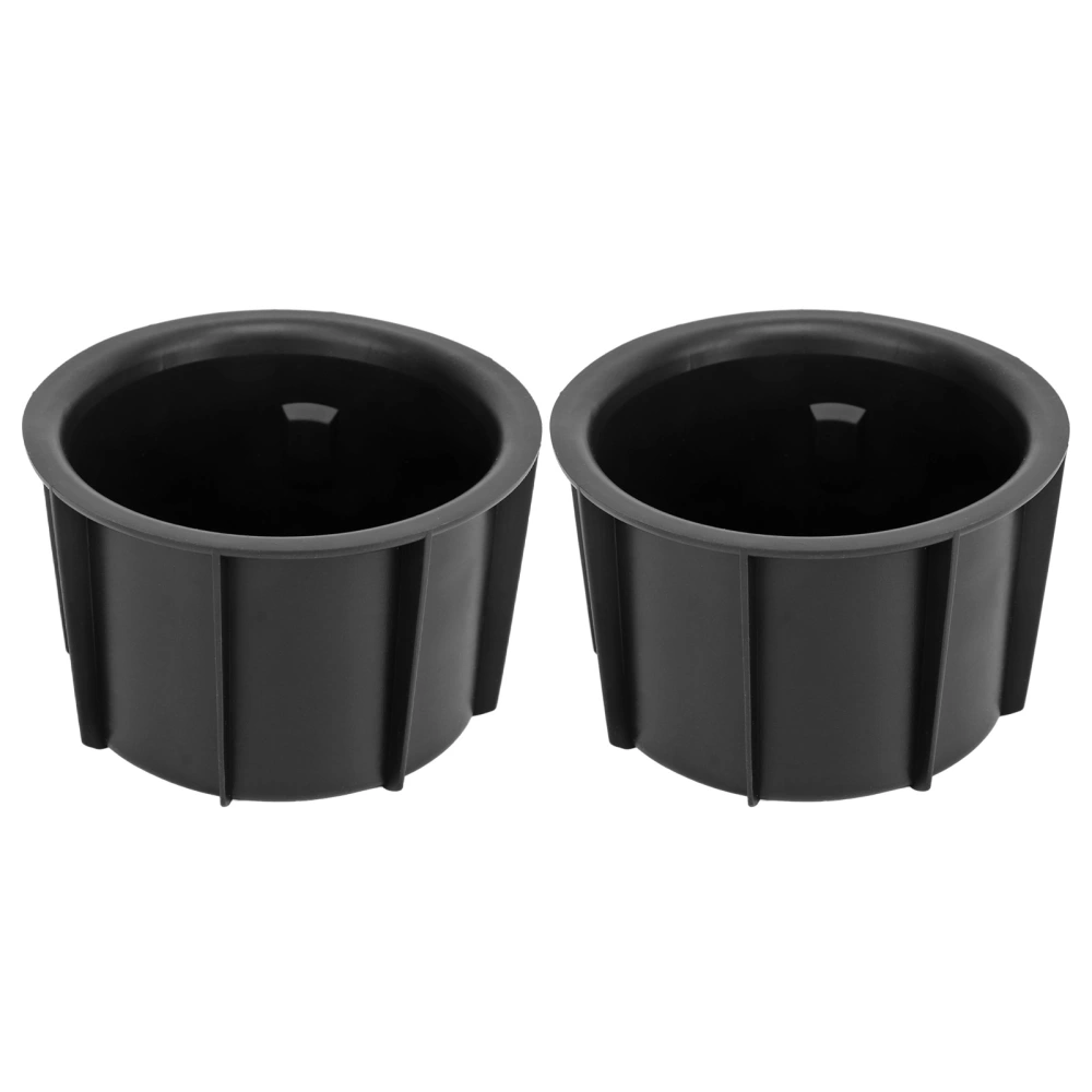 2Pcs Center Console Cup Holder Insert ABS 55616‑35010 Replacement for FJ Cruiser 2007‑2014