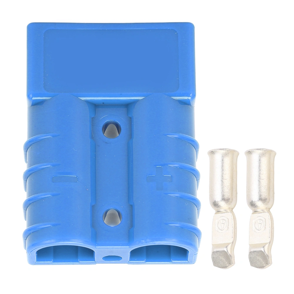 Power Connector 50A 600V SB50A Crimp Connector Accessory with 2pcs Terminal for Battery Blue