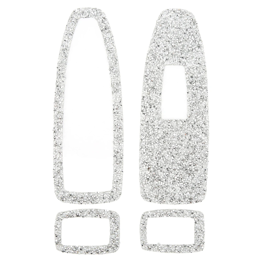 Window Switch Cover Crystal Decoration Bling Car Window Rise Lift Control Accessories Replacement for 3‑Series F30 F31 F34 4‑Series F32 F33 F36 Type B