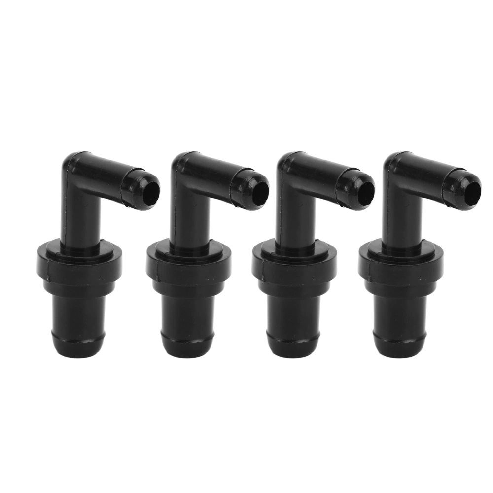 4PCS 90° PCV Valve Grommet Kit 17130PM6003 Black Replacement for Accord Acura CL Integra Legend MDX NSX RL SLX TL Vigor