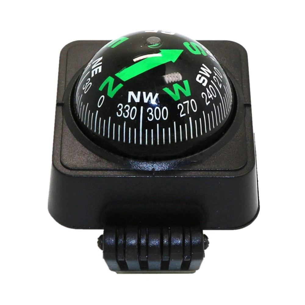 Adjustable Navigation Dashboard Car Compass Cycling Hiking Direction Pointing Guide Ball Shaped Compass for Outdoor Car Boat Truck