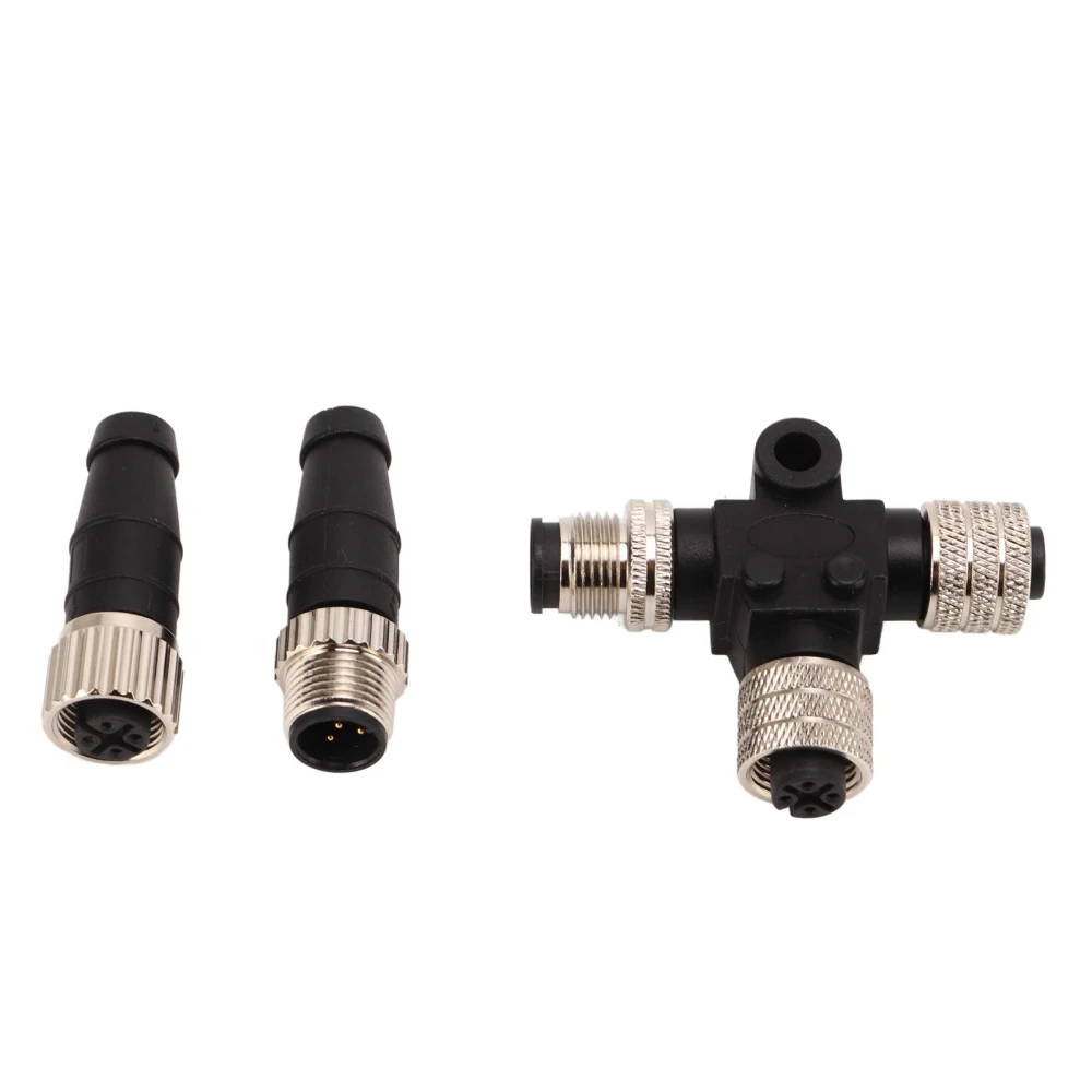 For NMEA 2000 N2K Tee Connector Male Female Terminators M12 5 Pin for Lowrance Networks