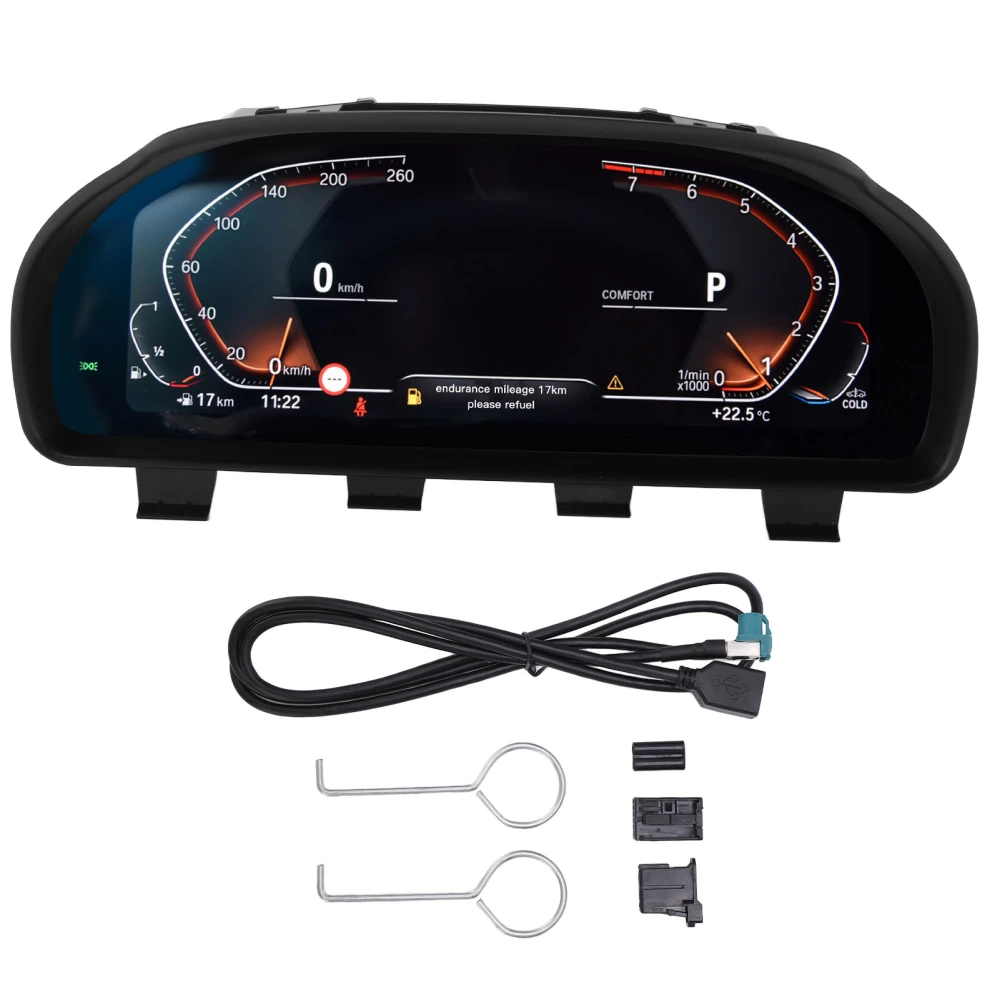 Car LCD Screen Meter Digital Dashboard Cluster Instrument Replacement for 5 Series F10 F11 F18 GT F07