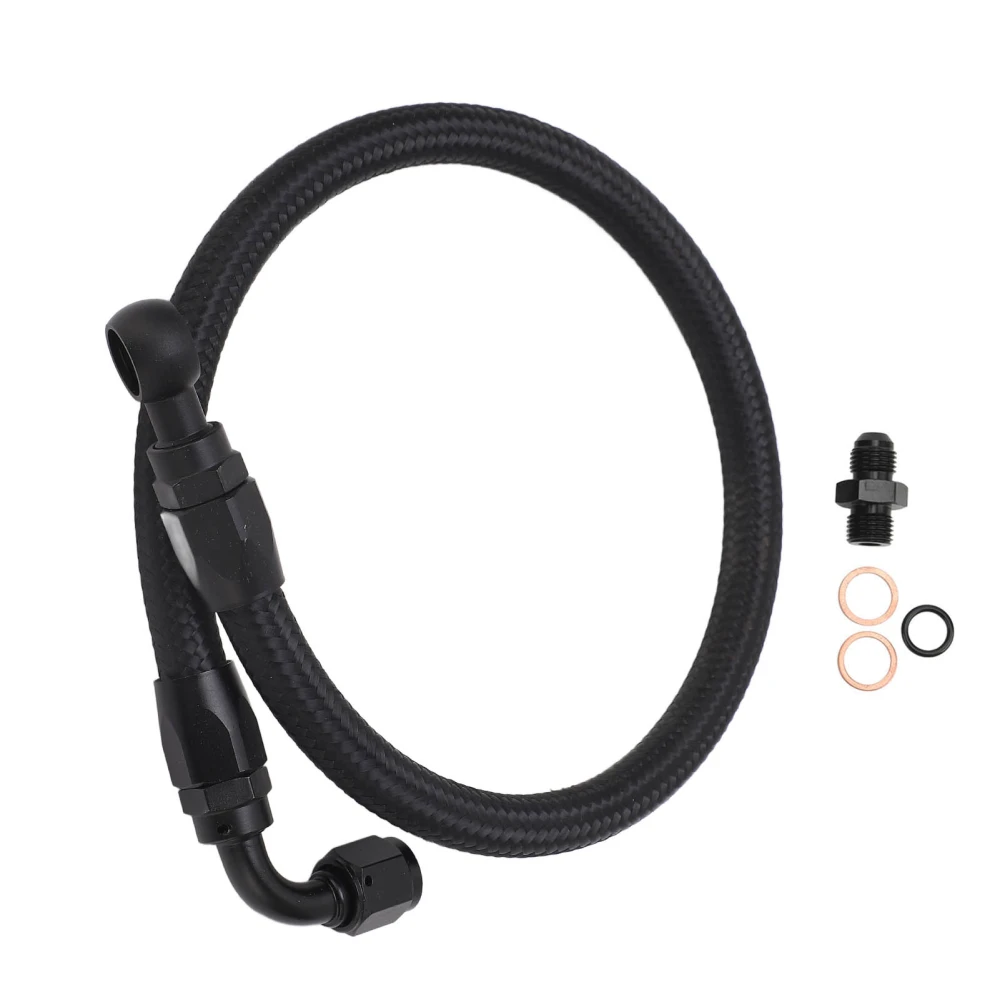 Braid Fuel Line Black Replacement for Acura Integra B D Series D15 D16 B16B B16A B18C D16