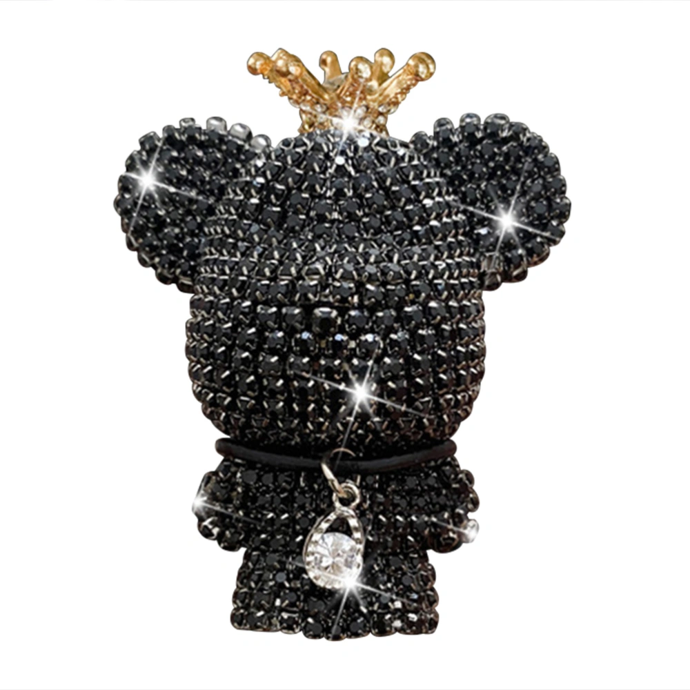 Car Air Freshener for Vent Decoration Bling Rhinestone Bear Car Interior Hanging Accessories for Car Air Vent Clip Decoration