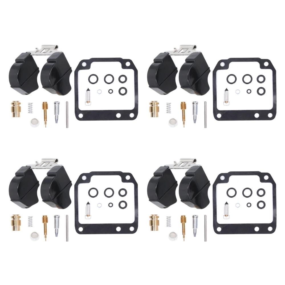 4 Set Carburetor Repair Kit Motorcycle Carb Rebuild Set Replacement for FZ600 YX600 RADIAN