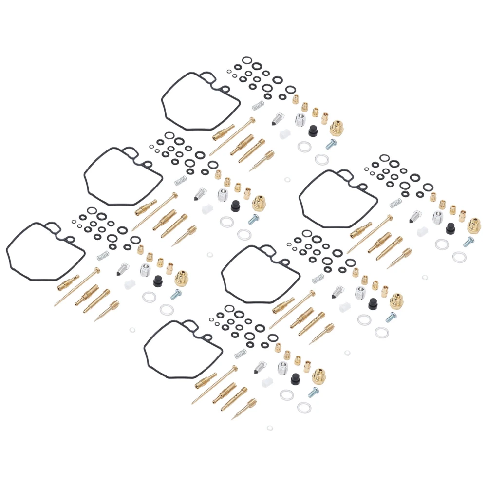 6 Sets Motorcycle Carburetor Repair Kit Professional Replacement for CBX1000 CBX1050 1978‑1983