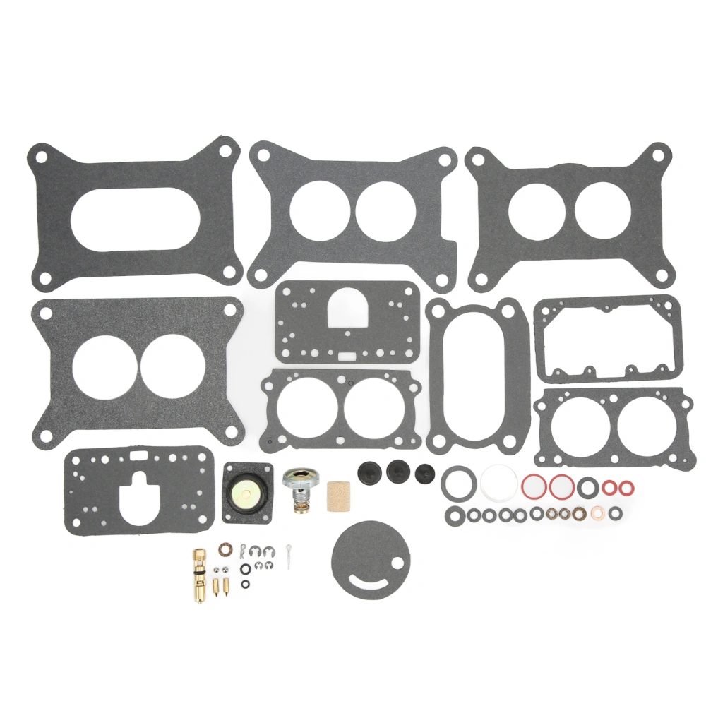 49pcs Marine Carburetor Rebuild Repair Kit 987438 for 3.0 4.3 5.0 5.7 2bbl Carb Engines