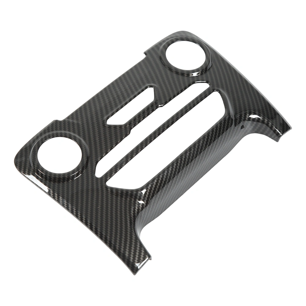 Central Control Air Conditioning Panel Frame Carbon Fiber Color Replacement for Ford Ranger Everest