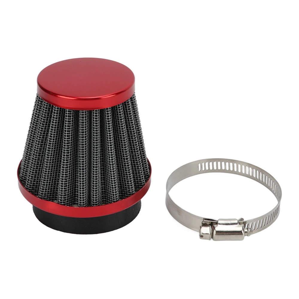 Professional Air Intake Filter Cleaner Clamp On Reusable for 48‑50mm Dirt Bike ATV Scooters