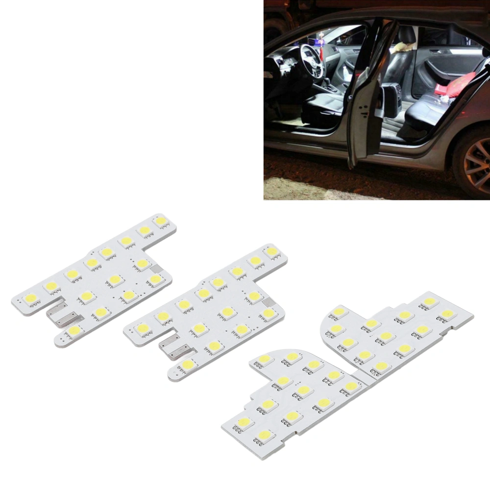 BuyWeek 4PCS Car Interior Dome Reading Light Board 54LEDs SMD 5050 Replacement for CRV 2009‑2013