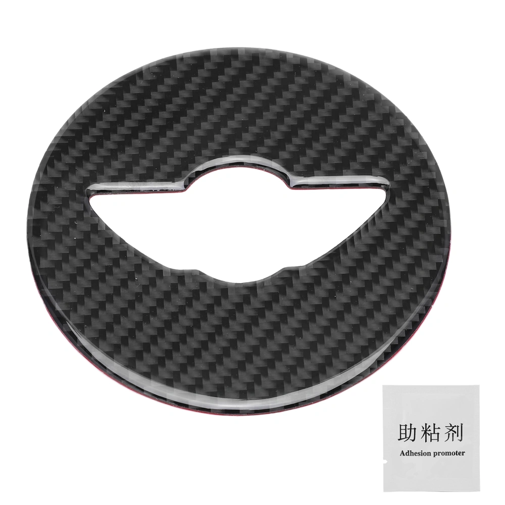 Carbon Fiber Steering Wheel Center Emblem Badge Sticker Car Interior Decoration for Mini F Series F54 F55 F56 F57 F60