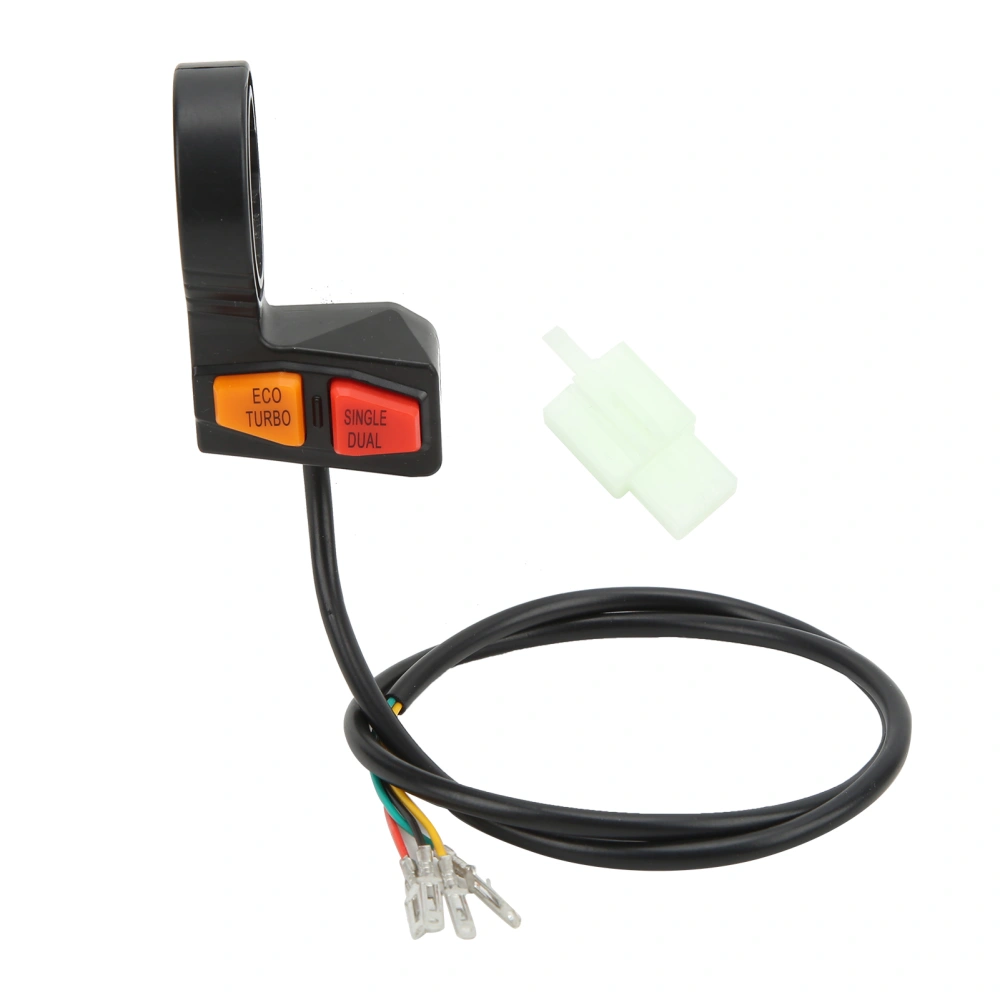 Handlebar Control Switch Low High Speed Single Dual Drive Eco Turbo Mode Waterproof for ATV Scooter Electric Motorcycle