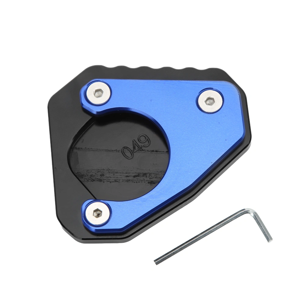 Motorcycle Kickstand Extender Pad Support Plate Aluminium Alloy Replacement for G310GS 2017‑2018Blue