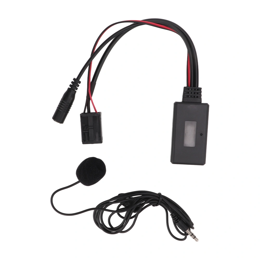 BuyWeek Car Bluetooth AUX in Cable Handsfree Microphone 12P Wearproof Replacement for 5 6 Series