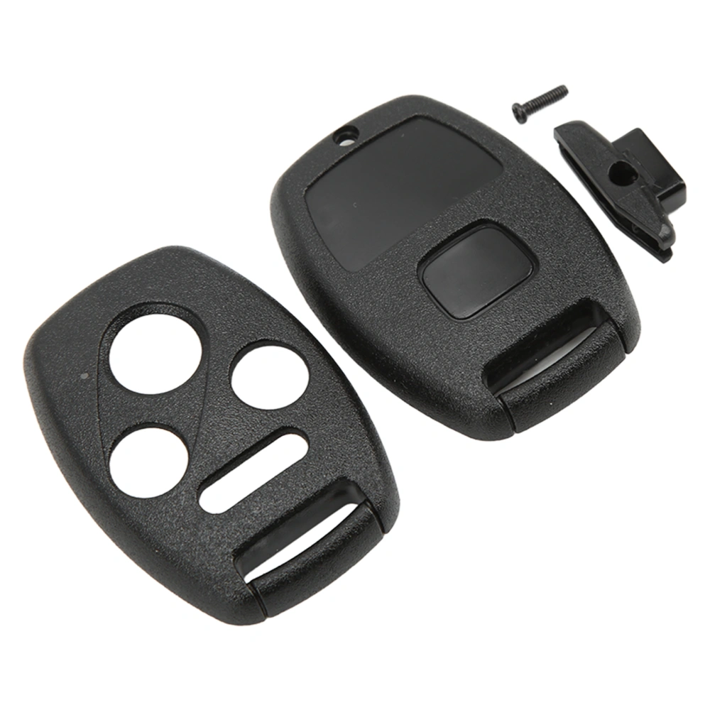 BuyWeek Car Key Shell Housing Keyless Remote Key Fob Case Cover 3+1 Button Replacement for Civic EX 2011‑2013