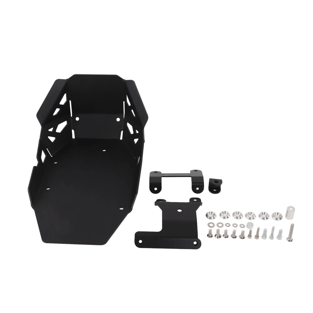 Motorcycle Engine Base Chassis Guard Skid Plate Protector Carbon Steel Replacement for Tiger 900 Rally GT 2020+(Black )