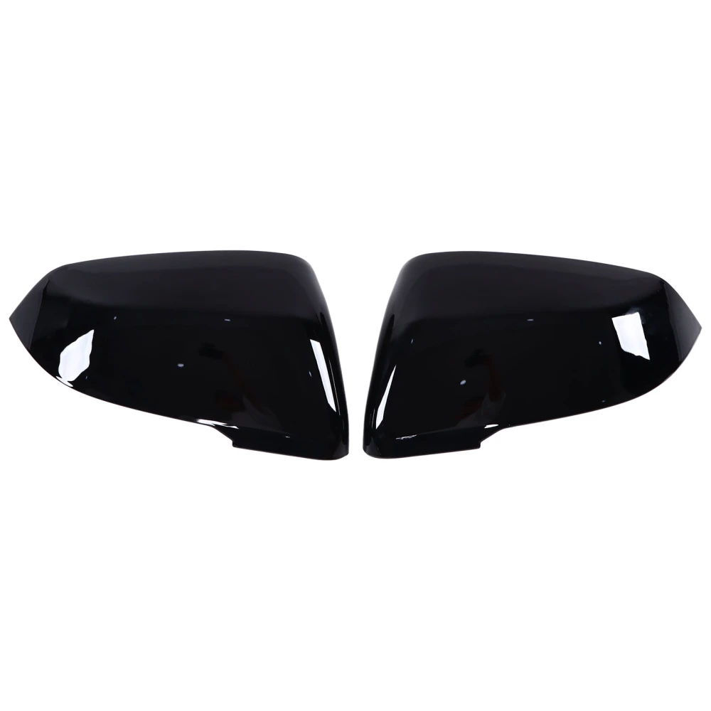 2Pcs/Set Car Rearview Side Mirror Cover Cap Protective Housing Replacement for GR Supra A90 2018‑2022Piano Black