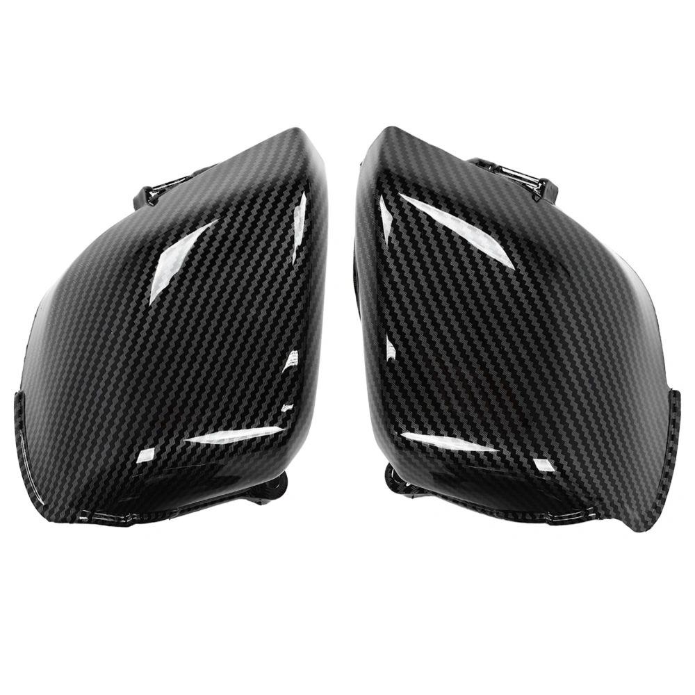 2pcs Carburetor Side Cover Carbon Fiber Style ABS Replacement For CB 400 CB400 VTEC 1999‑2007