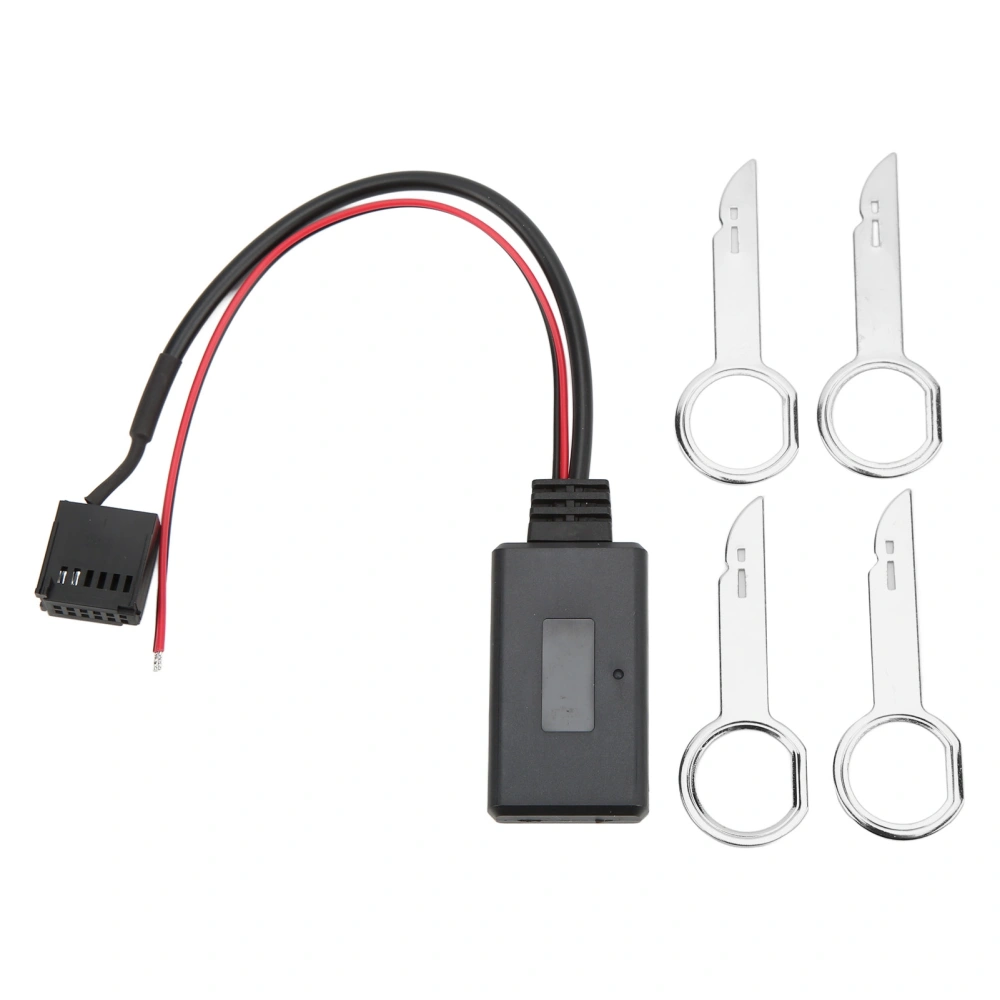 BuyWeek 12Pin Wireless AUX IN Bluetooth Module with Car Radio Removal Tool Replacement for Focus From 2005 Onwards 6000CD