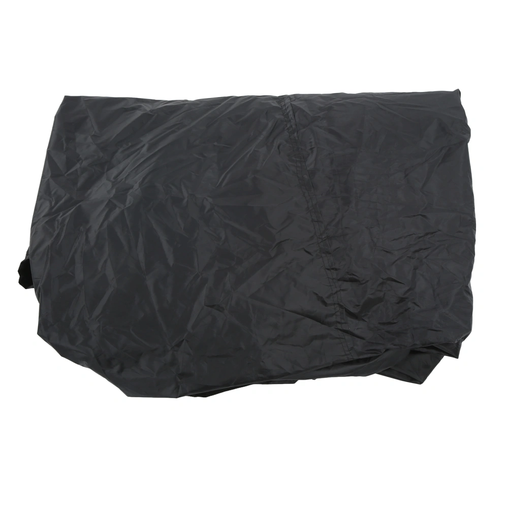 Black Car Cover Waterproof Windproof Dustproof UV Protection Scratch Resistant with Reflective Strips for Trucks Off Road VehicleL