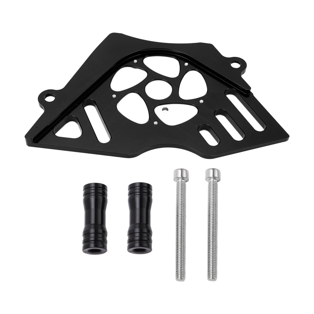 Motorcycle Sprocket Chain Guard Plate Front Oxidation Aluminium Alloy Replacement for Xl250 2011‑2014Black