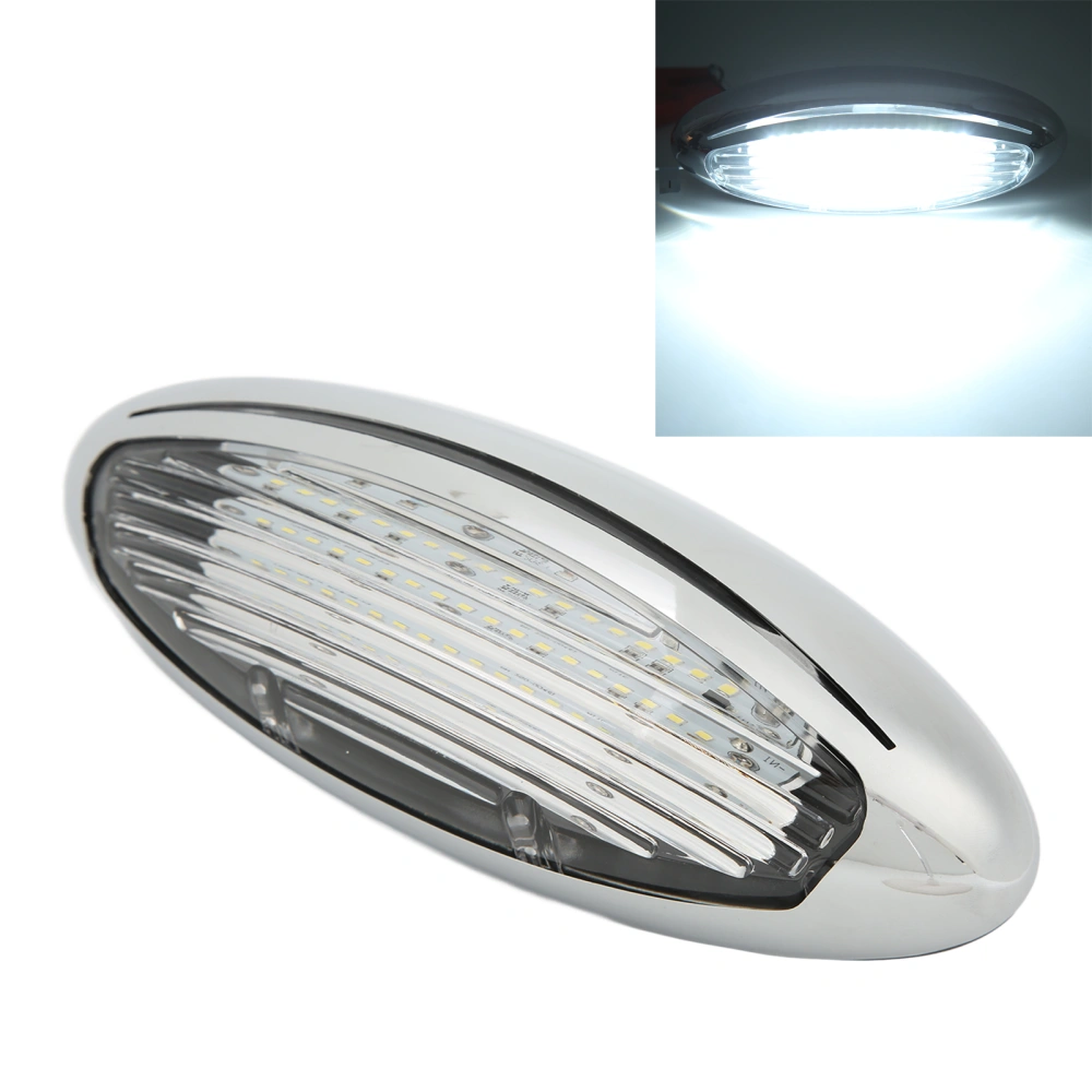 BuyWeek Boat LED Porch Light DC12V Cold White IP66 Waterproof Surface Mount 7.6W for RV Bus