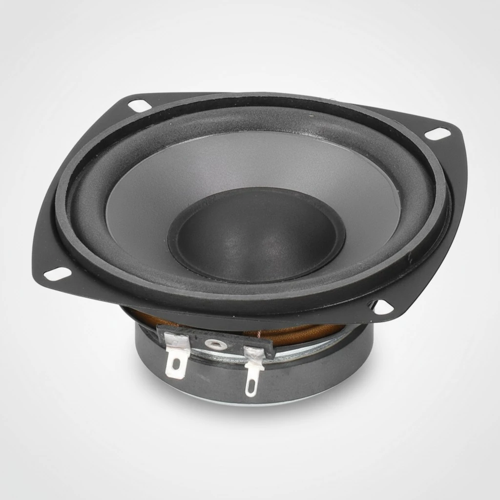 BuyWeek 5in Car Audio Woofer 400W 4 Ohm Universal 12V 93dB High Sensitivity for Auto Sound System