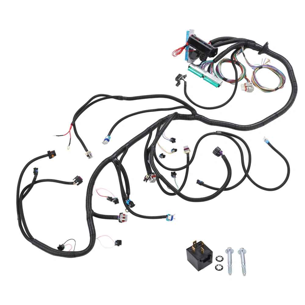 Stand Alone Wire Harness 4L80E Car Accessories Replacement for 4.8 5.3 6.0 LS Vortec DBW 2003‑2007