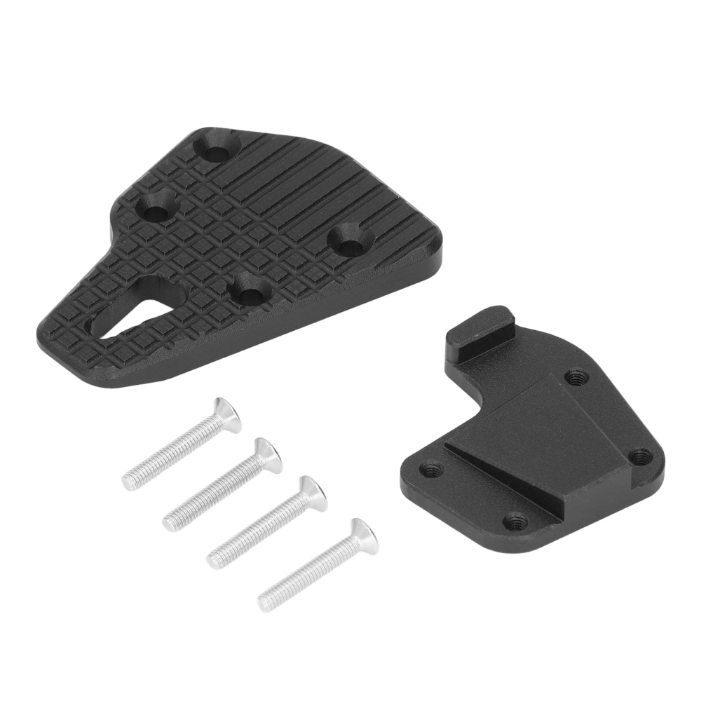 Motorcycle Rear Brake Lever Foot Pedal CNC Aluminum Alloy Enlarge Extension Plate Pad Replacement for F900r 2019‑2021Black