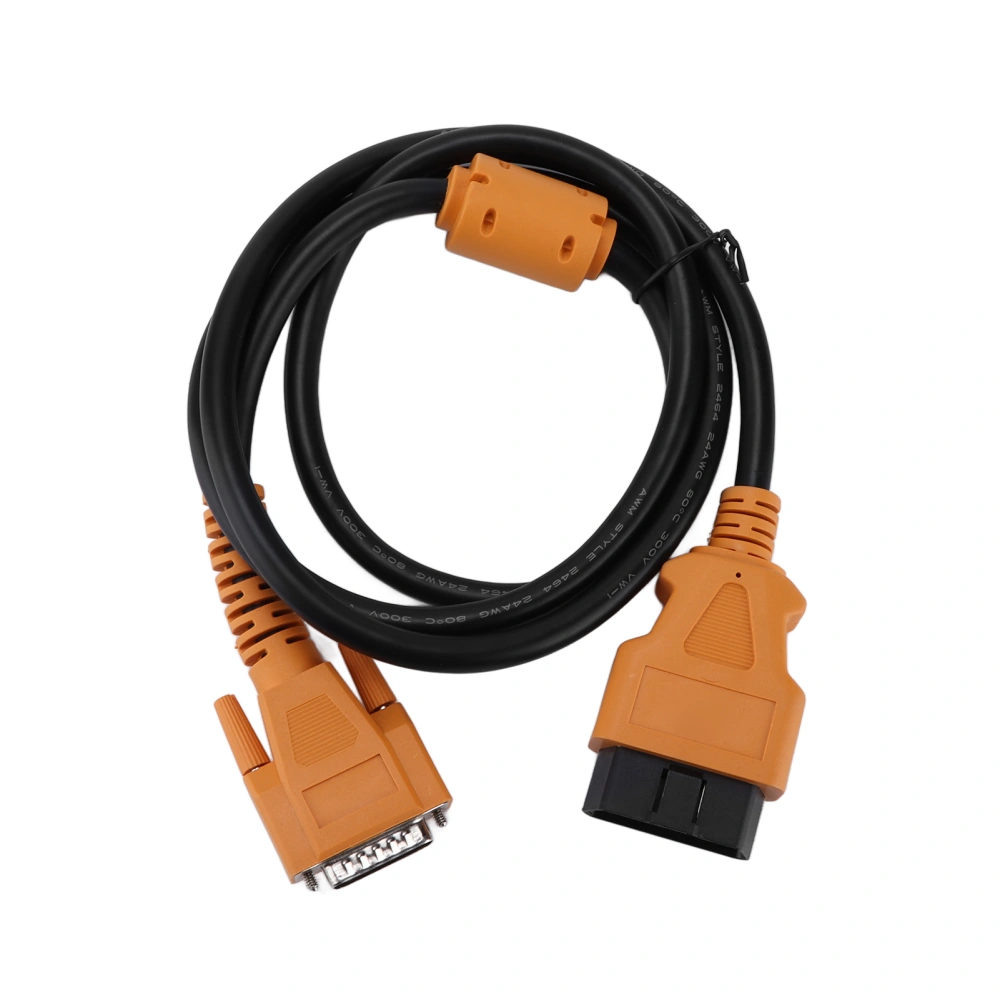 152cm/4.99ft Universal OBD2 16Pin Male to Female Extension Cable Diagnostic Extender Cord for Car