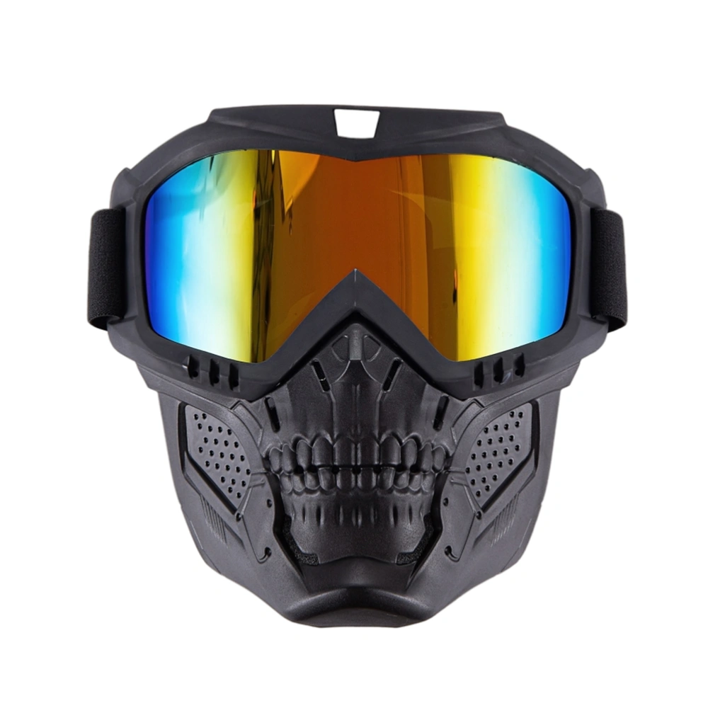 Motorcycle Goggles Face Shield Moto Face Shield Windproof Motocross Goggles Racing Helmet Protective Goggles Face Cover