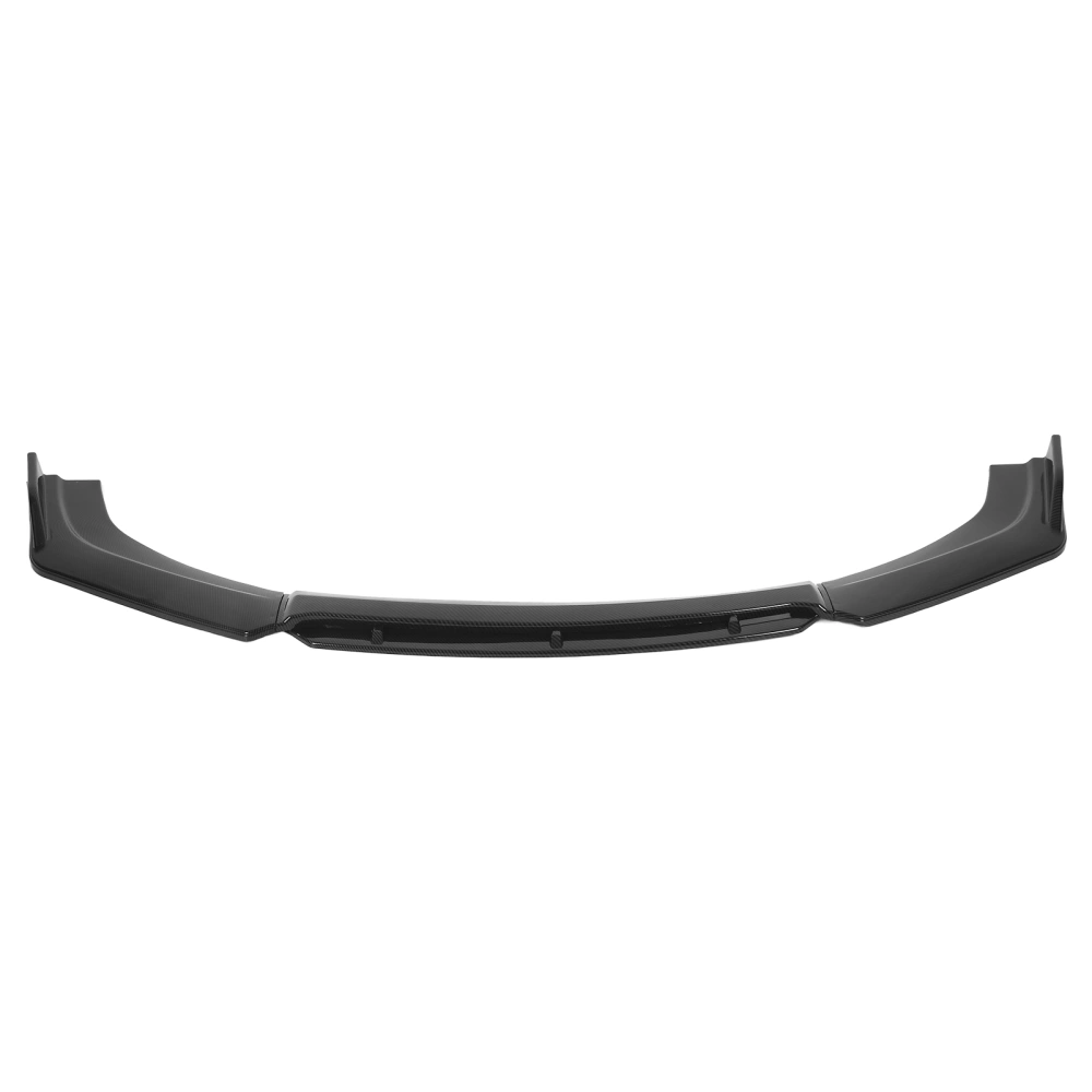 BuyWeek 4 Pcs Universal Front Bumper Lip Body Kits Spoiler Replacement for Car General ModificationCarbon Fiber Grain