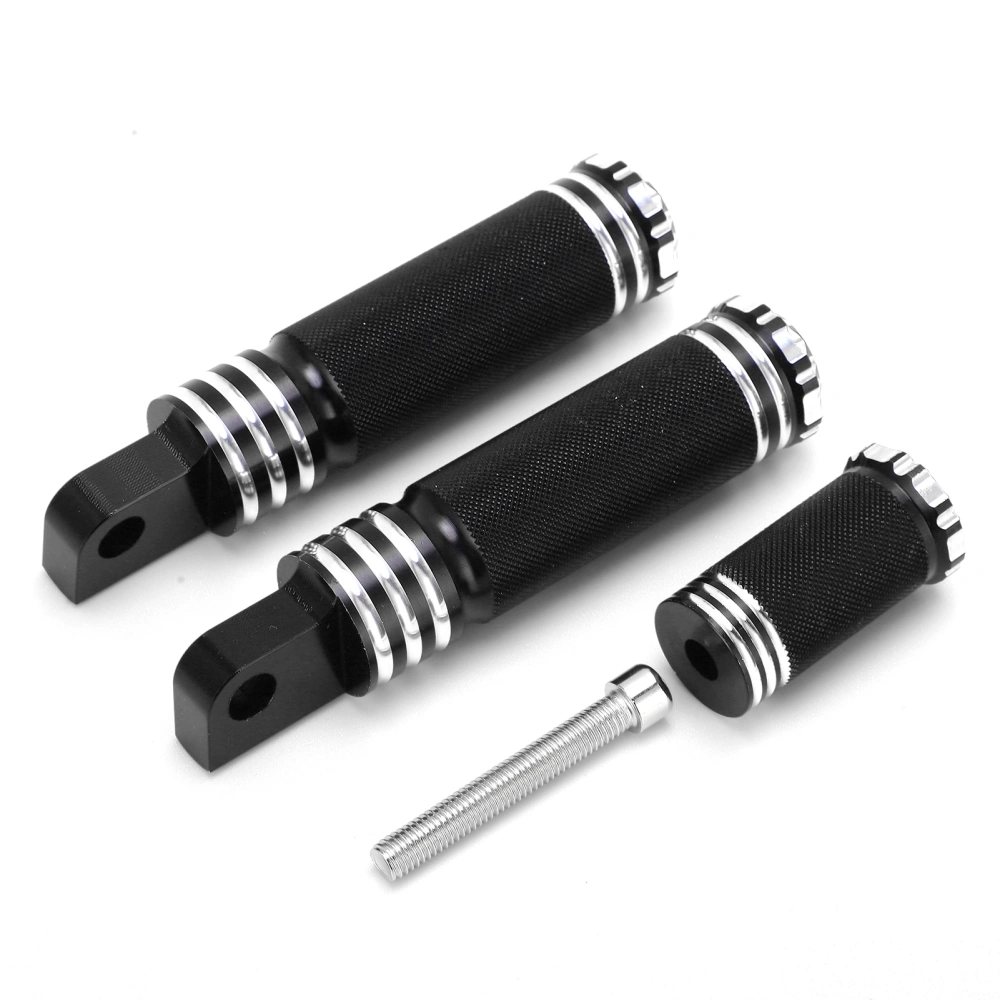 Motorcycle Shifter Footrest Peg Kit Aluminum Replacement for Bad Boy FXSTSB 1995‑1997Black