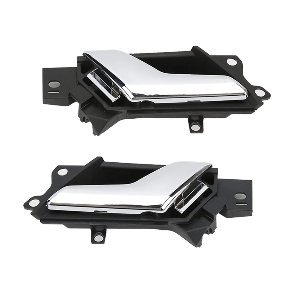 2PCS Car Door Internal Handle Silver 96861998 96861999 Replacement for Chevy Captiva Sport