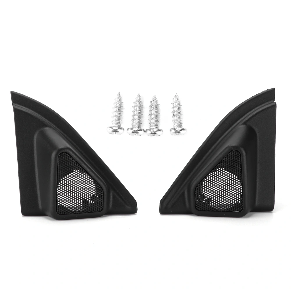 2pcs Car Door Tweeter Speaker Cover Trim Loudspeaker Decor Replacement for Levin/Corolla 2014‑2019