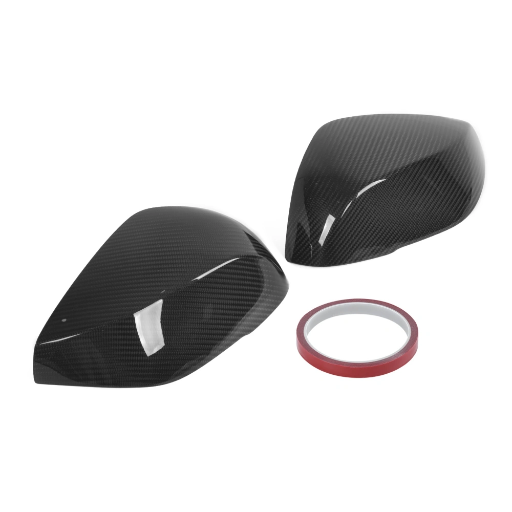 Rearview Mirror Covers Dry Carbon Fiber Replacement for Infiniti Q50 Q50S Q60 Q60S V37 CV37 2013‑2021