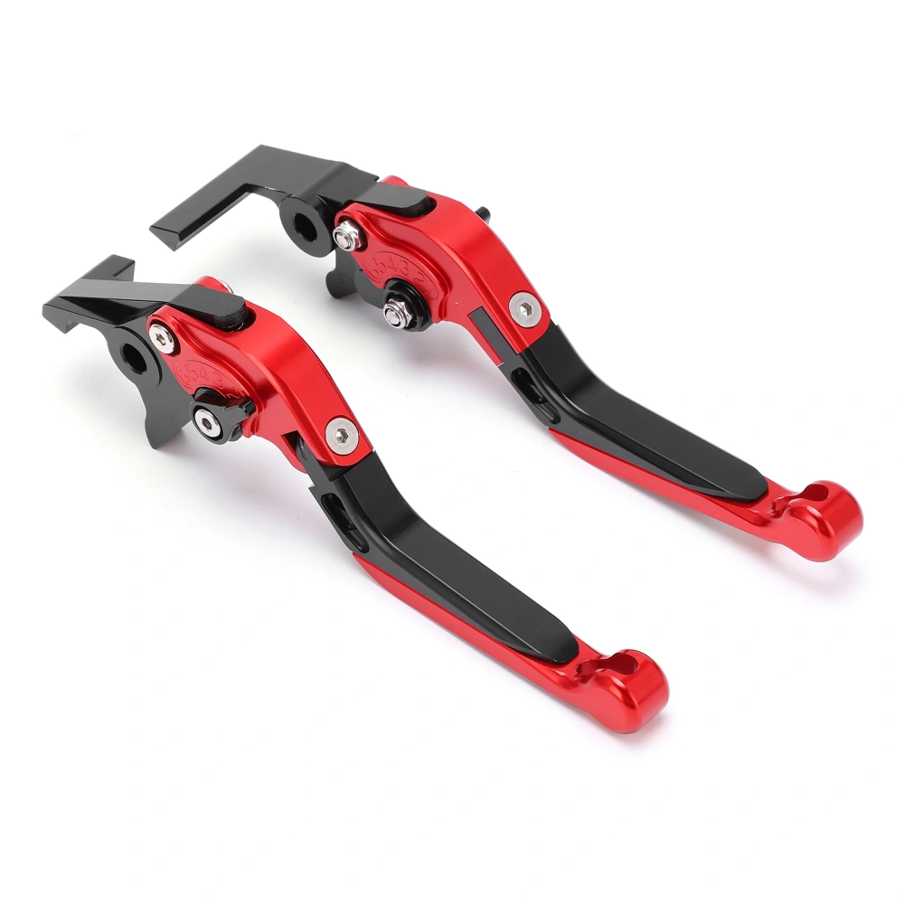 2pcs Motorcycle Brake Clutch Levers Adjustable CNC Aluminium Alloy Replacement for FORZA 250/300/350 2018‑2021Red