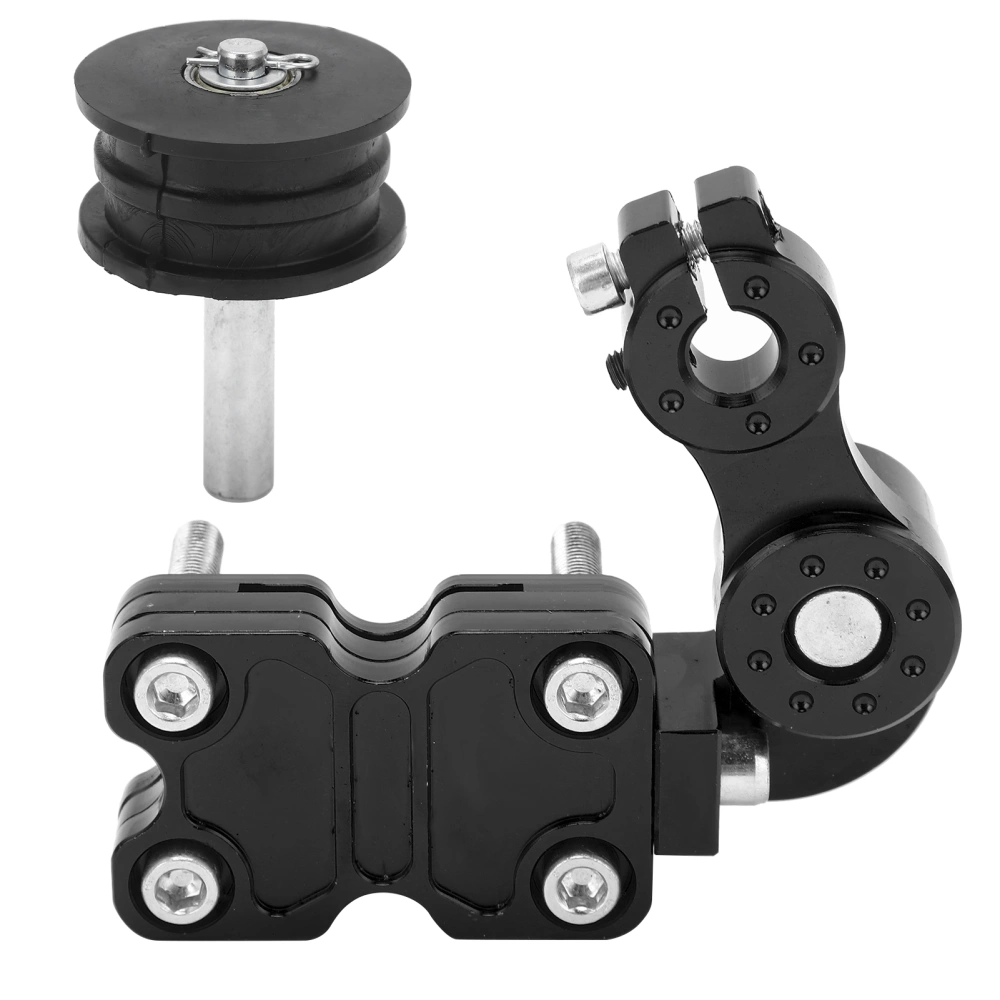 Motorcycle Chain Tensioner Automatic Adjuster Universal for ATV OffRoad Vehicle Dirt Bike(Black )