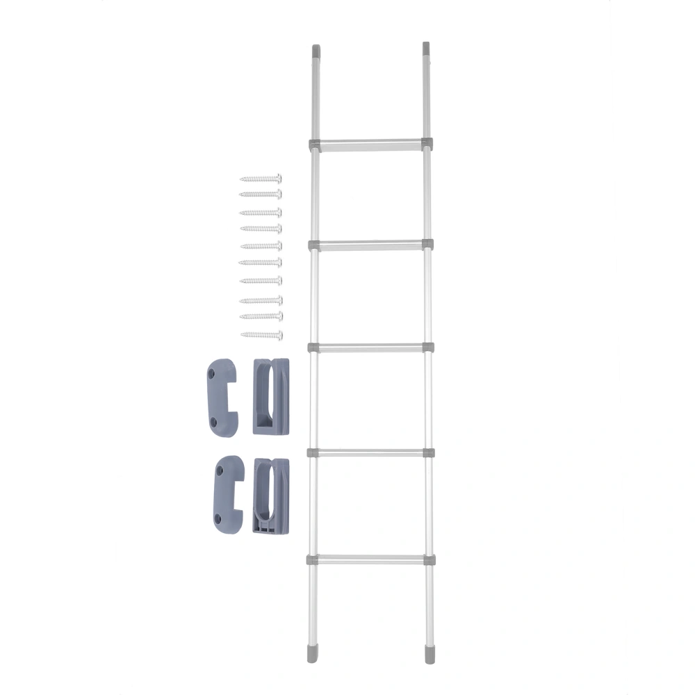 RV Night Ladder 5 Steps Indoor Maximum Weight 150kg Length 1530mm Aluminum Alloy for Camper