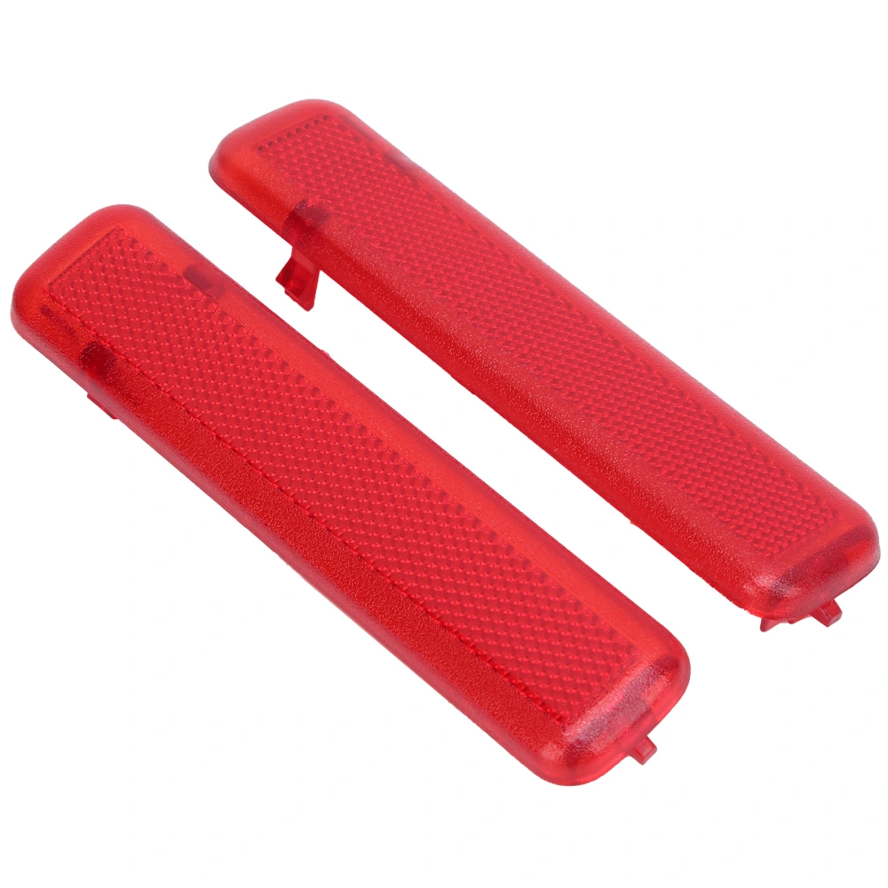 Pair Door Reflector Panel Red Interior Replacement for Silverado 1500/2500 HD/ 3500/1500 HD