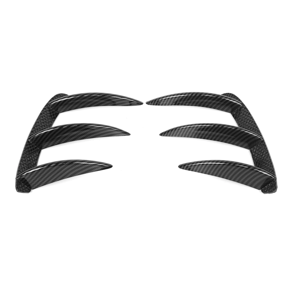 Rear Bumper Lip Splitter Canards Vents Replacement for Mercedes Benz W176 A200 A250 A260 A45 AMGCarbon Fiber Style